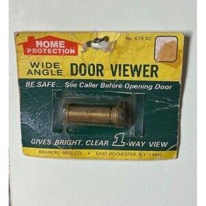 NOS Home Protection Wide Angle Door Viewer #679 XC